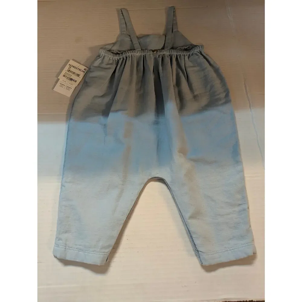 NWT Nordstrom Baby Organic Cotton Sleeveless Romper (Size 6M)